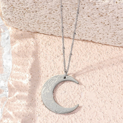 COLLIER FEMME "AVEC L'ADVERSITÉ VIENT LA FACILITÉ"