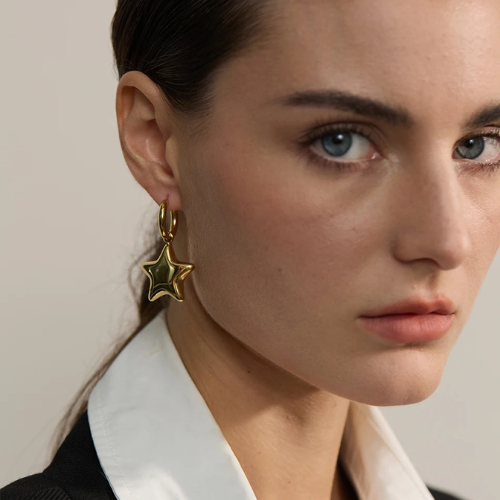 Boucles d Oreilles etoile 