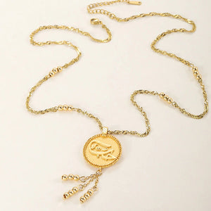 Collier Vintage Amour en Arabe — حب